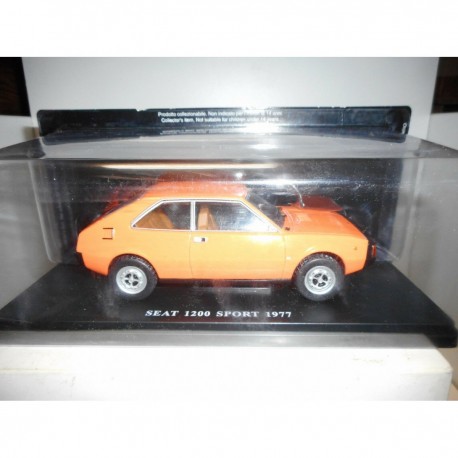 SEAT 1200 SPORT 1977 AUTO VINTAGE INOLVIDABLES SALVAT HACHETTE 1/24