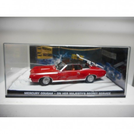 MERCURY COUGAR ON HER MAJESTY´S SECRET... 007 JAMES BOND 1:43 EAGLEMOSS IXO