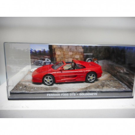 FERRARI F355 GTS GOLDENEYE JAMES BOND 007 IXO 1:43