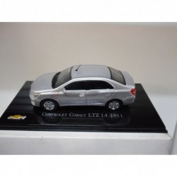 CHEVROLET COBALT 2011 LTZ 1.4 SILVER CHV 37 BRAZIL 1:43 SALVAT IXO