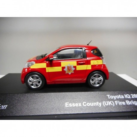 TOYOTA IQ ESSEX COUNTY UK 2009 FIRE BRIGADE J-COLLECTION 1:43