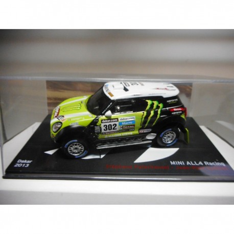 MINI ALL4 RACING RALLY DAKAR 2013 S.PETERHANSEL DeAGOSTINI IXO 1/43