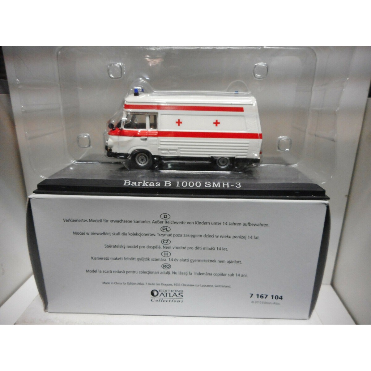 Atlas Verlag hoja de datos Barkas b1000 Ambulance Collection. 