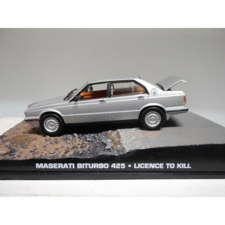 MASERATI BITURBO 425 LICENCE TO KILL JAMES BOND 007 DeAGOSTINI IXO 1:43