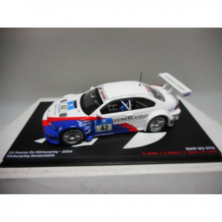 BMW M3 E46 GTR 24 HEURES NURBURGRING 2004 ALTAYA IXO 1:43