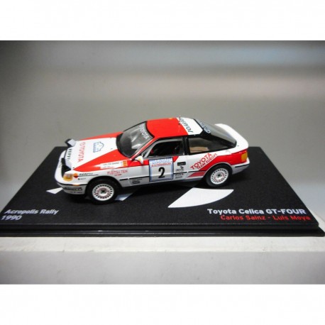 TOYOTA CELICA GT-FOUR RALLY ACROPOLIS 1990 SAINZ ALTAYA IXO 1/43