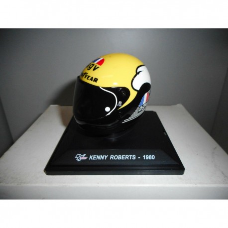 CGP 36 KENNY ROBERTS 1980 CASCO MOTO BIKE GP COLLECTION HELMETS ALTAYA IXO 1/5