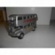 AEC ROUTEMASTER AUTOBUS LONDON SILVER L25 10cm LONG BUDGIE TOY VINTAGE