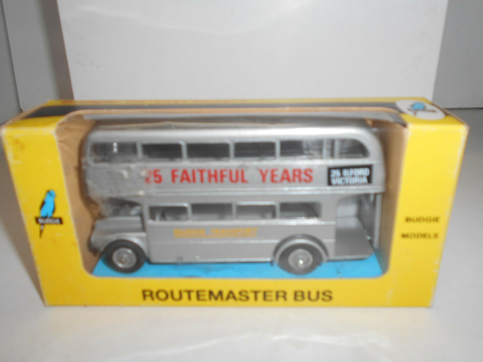 ROUTEMASTER 64-SEATER 25 ANNIVERSARY BUDGIE MODELS MODELLE BUS