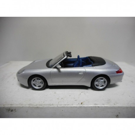 PORSCHE 911 CARRERA CABRIO SILVER HIGH-SPEED 1:43 USADO/NO CAJA