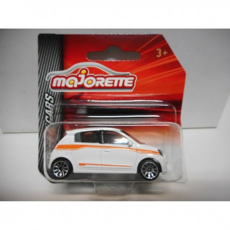 RENAULT TWINGO 3 WHITE/ORANGE STREET CARS 1:54/apx 1:64 MAJORETTE 206C