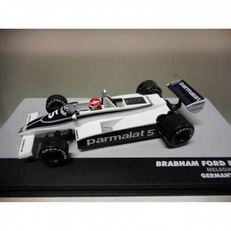 BRABHAM FORD BT49C N.PIQUET GERMANY GP 1981 FIG PILOT BRAZIL FORMULA F1 IXO 1:43