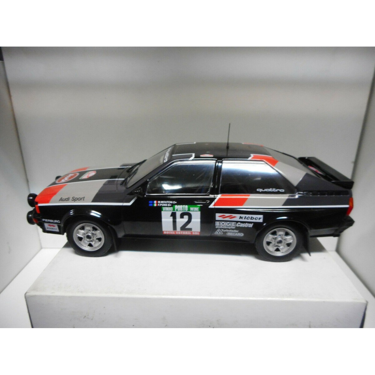 Miniatura Audi Quattro Rallye de Portugal 1981 Nº12 Mouton-Pons - 1/43