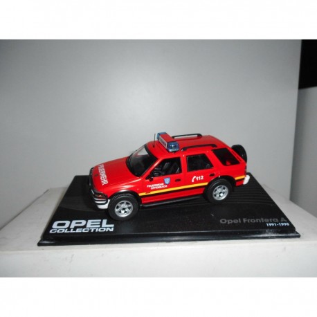 OPEL FRONTERA A FEUERWEHR BOMBEROS OPEL COLLECTION EAGLEMOSS IXO 1:43