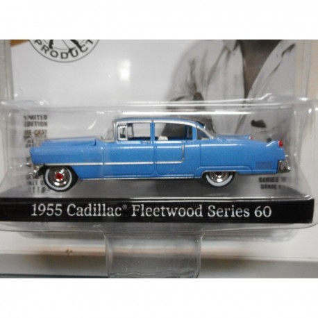 CADILLAC FLEETWOOD SERIES 60 BLUE 1955 ELVIS PRESTLEY HOLLYWOOD GREENLIGHT 1/64