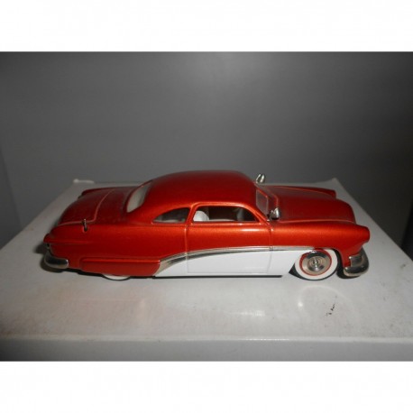 FORD CUSTOM COUPE 1950 TANGERINE & WHITE DESIGN STUDIO DS-108 1:43