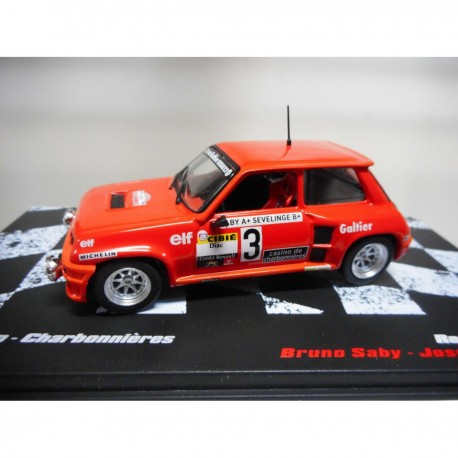 RENAULT 5 TURBO RALLY LYON-CHARBONNIERES 1981 SABY 1:43 ALTAYA IXO