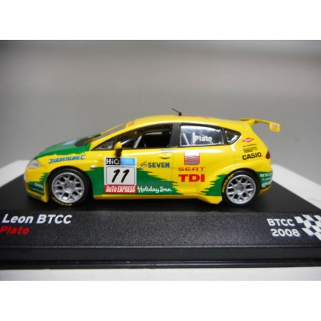 SEAT LEON BTCC 2008 JASON PLATO ALTAYA IXO 1:43