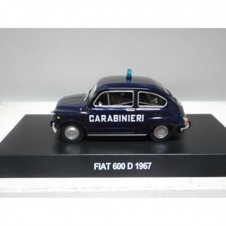 FIAT 600 D 1957 CARABINIERI CENTAURIA 1:43