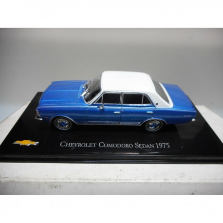 CHEVROLET COMODORO 1975 SEDAN BLUE/WHITE CHV 71 BRAZIL 1:43 SALVAT IXO