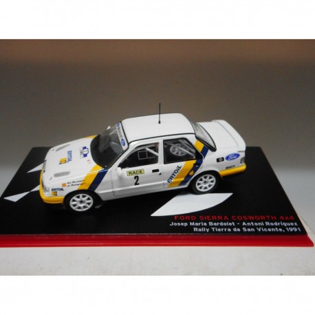 FORD SIERRA COSWORTH 4X4 RALLY SAN VICENTE 1991 BARDOLET ALTAYA IXO 1/43