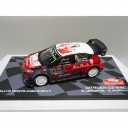 CITROEN C3 WRC RALLY MONTE CARLO 2017 n8 S.LEFEBVRE EAGLEMOSS IXO 1:43