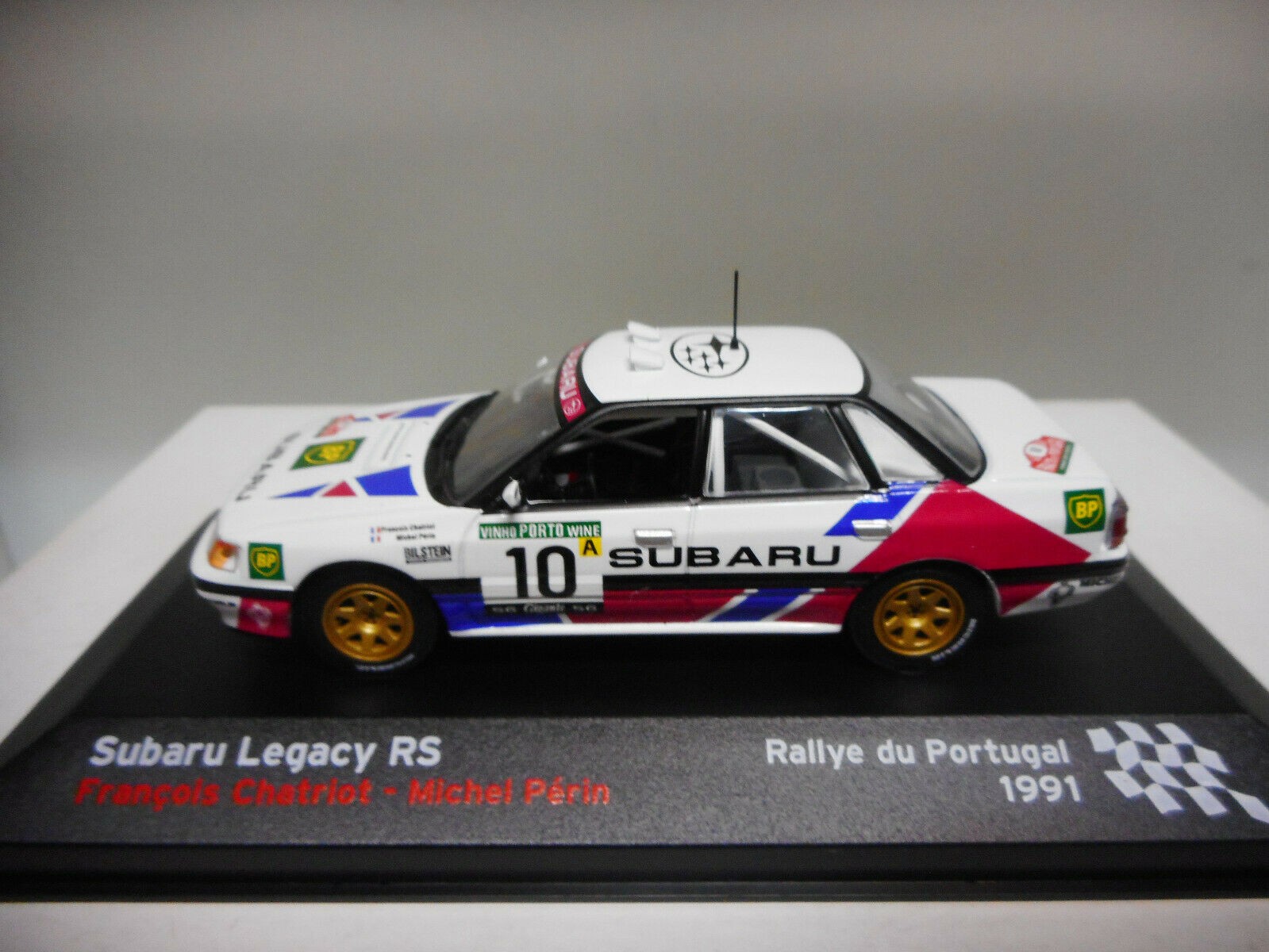 SUBARU LEGACY RS WRC RALLY PORTUGAL 1991 F.CHATRIOT ALTAYA IXO 1