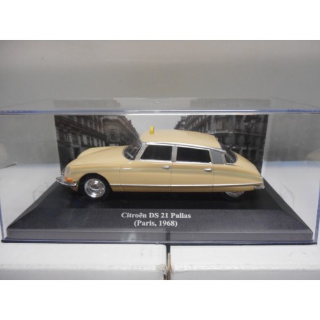 CITROEN DS 21 PALLAS 1968 TAXI PARIS ALTAYA IXO 1:43