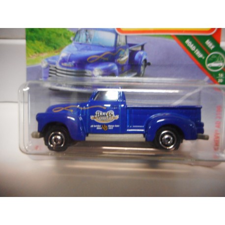 CHEVROLET AD 3100 PICKUP 1947 BLUE, GREEN MATCHBOX 1:64
