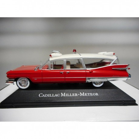 CADILLAC MILLER-METEOR AMBULANCE ATLAS IXO 1:43