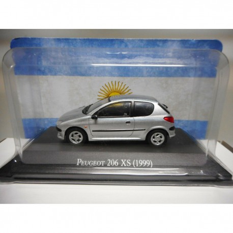 PEUGEOT 206 XS 1999 CLASICOS ARGENTINA SALVAT 1/43