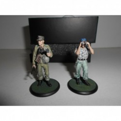FIGURES GER 141 OBERFELDWEBEL + UNTERWACHTMEISTER WW 2 1:32 ATLAS LEAD SOLDIER