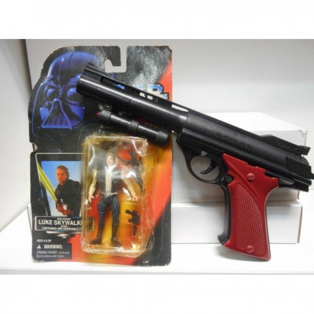 HAN SOLO LA GUERRA GALAXIAS STAR WARS KENNER + PISTOLA ERROR CARTON VER FOTOS