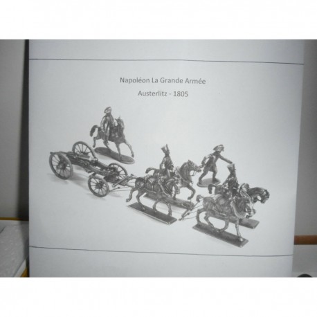 AGATN 001D GRAND ARMEE NAPOLEON AUSTERLITZ DIORAMA COMPLETO 54MM 6 PIEZAS ATLAS