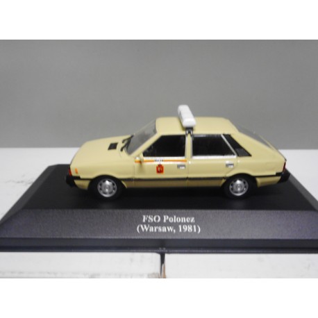 FSO POLONEZ TAXI WARSAW 1981 ALTAYA IXO 1:43
