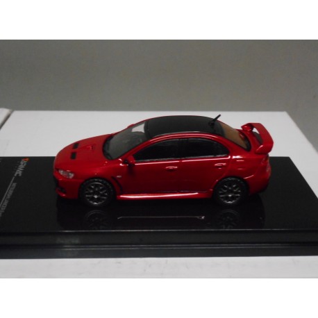 MITSUBISHI LANCER EVO X RED, WHITE, BLUE TARMAC 1:64