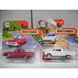 FORD RANCHERO 1961 ROSE, WHITE MATCHBOX 1:64