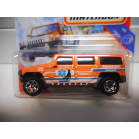 HUMMER H2 MARINE, BEACH PATROL, CT MATCHBOX 1:64