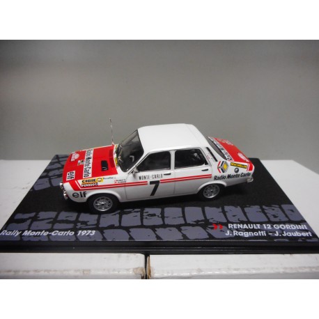 RENAULT 12 GORDINI RALLY MONTE CARLO 1973 RAGNOTTI EAGLEMOSS IXO 1:43