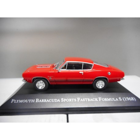 PLYMOUTH BARRACUDA SPORTS FASTBACK 1968 AMERICAN CARS ALTAYA IXO 1:43