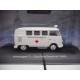 VOLKSWAGEN T1 AMBULANCIA CRUZ ROJA SALVAT IXO 1:43