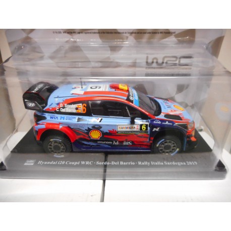 HYUNDAI i20 COUPE WRC RALLY ITALIA SARDEGNA 2019 D.SORDO IXO SALVAT 1:24