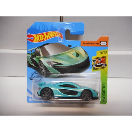9/10-MCLAREN P1 EXOTICS HOT WHEELS 1:64