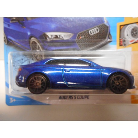 AUDI RS 5 BLUE, BLACK HOT WHEELS 1:64