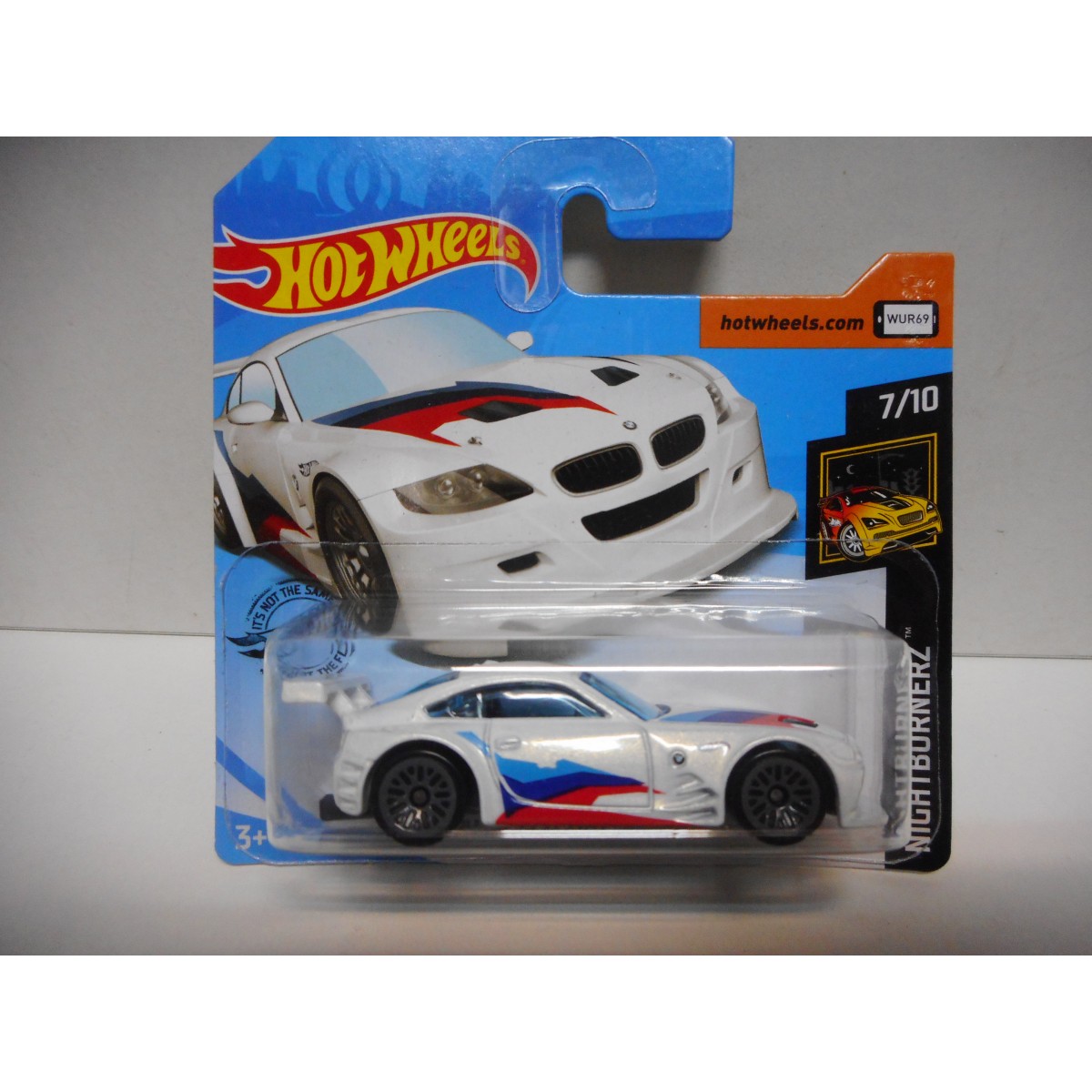 BMW Z4 M MOTORSPORT 7/10 NIGHTBURNERZ HOT WHEELS 1:64 - BCN STOCK CARS
