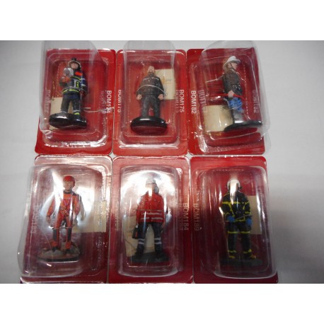 FIGURES BOMBEROS/POMPIER/FIRE Del Prado/COBRA 1:32 PLOMO 9/9