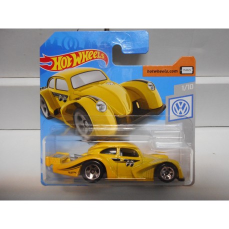 VOLKSWAGEN BEETLE KAFER RACER YELLOW, BLUE,...HOT WHEELS 1:64