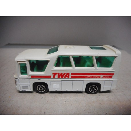 MAJORETTE 262 MINIBUS TWA 1:87 USADO/SIN CAJA/VER FOTOS
