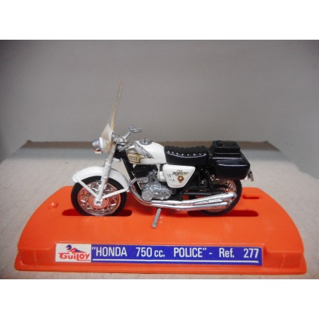 HONDA 750 POLICE GUILOY ref.277 1:24 ? USADO/CON DEFECTOS/VER FOTOS