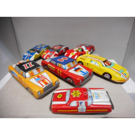 LOT 7 COCHES HOJALATA/TINPLATE USADO/VER FOTOS